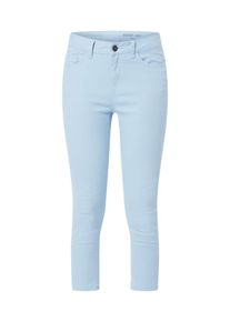 Noisy may, Damen Hose 'NMLUCY NW SKINNY CROPPED CLR PANTS', Hellblau