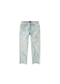 Abercrombie & Fitch Abercrombie & Fitch, Damen Jeans 'LIGHT SIDE STRIPE AMES SLIM BF', Blue Denim