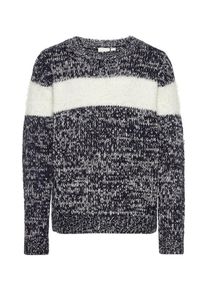 name it, M&auml;dchen Strickpullover, Ultramarinblau / Wei&szlig;