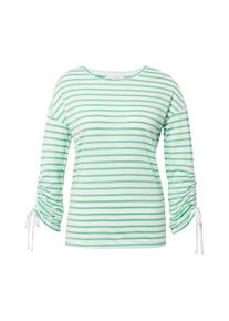 Tom Tailor Denim, Damen T-Shirt, Limette / Weiß