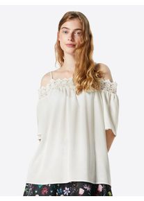 Q/S Designed By, Damen Bluse, Offwhite