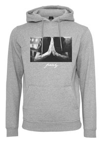 Mister Tee, Herren Sweatshirt 'Pray Hoody', Graumeliert