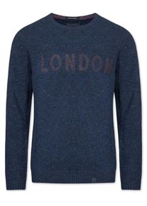 & Colours & Sons COLOURS & SONS, Herren Pullover 'TYSON', Dunkelblau