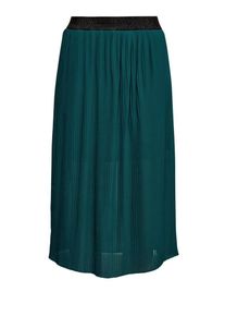 Q/S Designed By, Damen Plisseerock, Smaragd