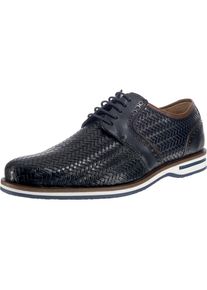 Galizio Torresi, Herren Schnürschuhe 'Biella', Nachtblau / Braun / Weiß