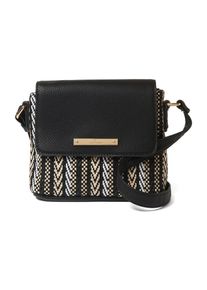 Tom Tailor, Damen Überschlagtasche 'Serena', Nude / Schwarz / Weiß