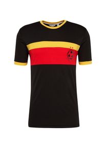Only & Sons Only & Sons, Herren T-Shirt 'onsFootball Poly Stripe', Gelb / Rot / Schwarz