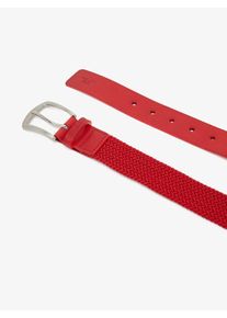 J. Lindeberg J.Lindeberg, Herren Elastic Braid G&uuml;rtel 'Caspian', Rot