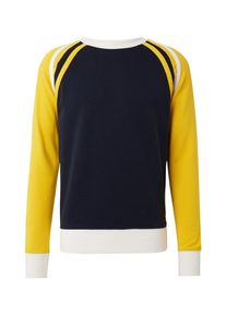 Tom Tailor Denim, Herren Sweatshirt, Gelb / Schwarz / Weiß