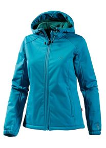 O.C.K. OCK, Damen Kapuzen-Softshelljacke , Blau