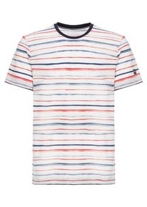 super.natural, Herren Relax T-Shirt, Blau / Rot / Weiß
