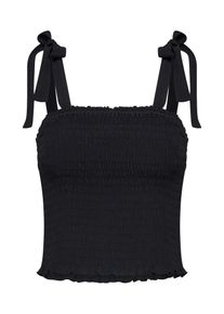 Review, Damen Top 'SMOCK KNOT BL', Schwarz