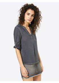 Q/S Designed By, Damen Bluse, Dunkelgrau