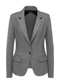 Apart, Damen Blazer mit Strickärmeln, Grau