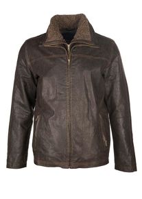 Mustang, Herren Lederjacke 'Martin', Dunkelbraun