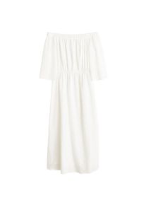 Mango, Damen Kleid 'Candela-A', Weiß