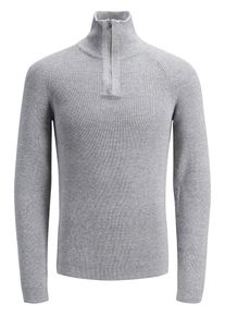 Jack & Jones JACK & JONES, Herren Rollkragenpullover, Grau