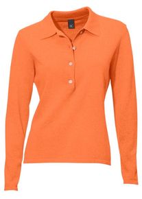 Heine, Damen Polo-Pullover, Neonorange
