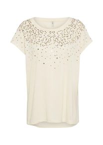 Only, Damen Shirt 'onlUMANI', Beige / Gold