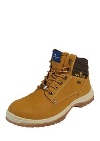 Tom Tailor, Herren Schnürboots mit Bergsteigerösen, Hellbraun