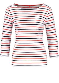 Gerry Weber, Damen Ringelshirt, Dunkelblau / Rot / Weiß