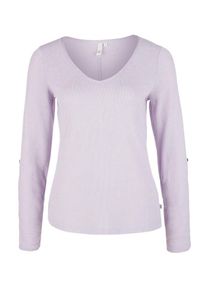 Q/S Designed By, Damen Shirt, Pastelllila