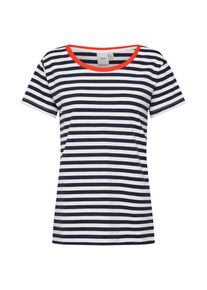 Ichi, Damen Shirt 'IHTHEA SS', Navy / Rot / Weiß