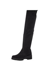 Tamaris, Damen Overknees, Schwarz