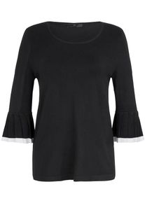 Emilia Lay, Damen Pullover, Schwarz / Weiß