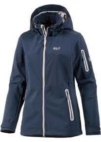 Jack Wolfskin, Damen Softshelljacke 'Central Valley', Dunkelblau