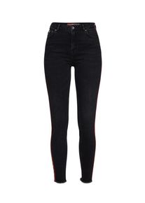 Superdry, Damen Jeans, Rot / Schwarz