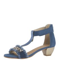 Heine, Damen Sandalette, Himmelblau
