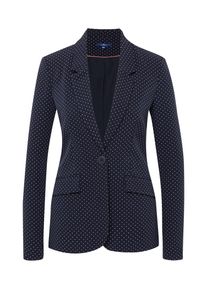 Tom Tailor, Damen Blazer, Ultramarinblau / Weiß