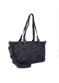Campomaggi, Damen 'Tarassaco Shopper' Tasche 23 cm, Schwarz