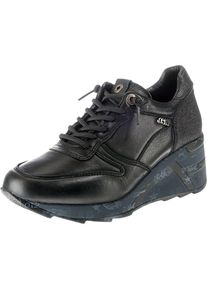 CETTI, Damen Sneakers, Violettblau / Schwarz / Silber