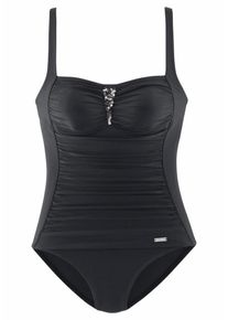 Lascana, Damen Badeanzug, Schwarz