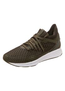 Puma, Herren Laufschuhe 'Ignite Netfit', Khaki / Schwarz / Weiß