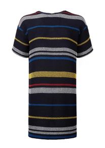 Tommy Hilfiger, Damen Kleid 'KATIA DRESS SS', Nachtblau / Mischfarben