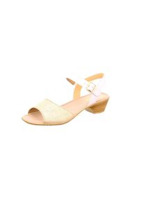 Gabor, Damen Sandalen, Beige / Wei&szlig;