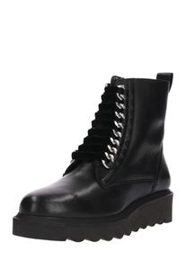 ABOUT YOU, Damen Lederstiefel 'Nahla', Schwarz