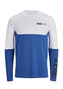 Jack & Jones JACK & JONES, Herren Shirt, Blau / Weiß