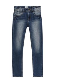 Vingino, Jeans 'Amintore', Blue Denim / Apfel / Feuerrot / Schwarz / Naturweiß