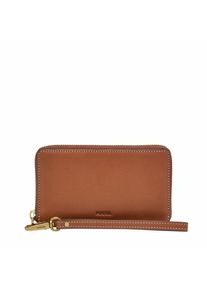 Fossil, Damen Geldbörse 'EMMA RFID SMARTPHONE WRISTLET', Cognac