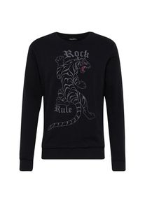 Key Largo, Herren Sweatshirt 'MSW RULE round', Schwarz
