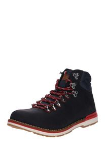 Tommy Hilfiger, Herren Stiefel 'OUTDOOR HIKING DETAIL BOOT', Navy / Nachtblau / Rot