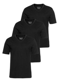 MAN'S WORLD Man's World, Herren Shirt, Schwarz