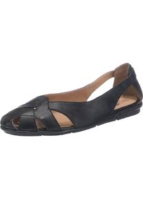 kmb. KMB, Damen Ballerinas 'Espuma', Schwarz