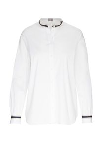 Jacques Britt, Damen Bluse, Creme / Navy / Weiß