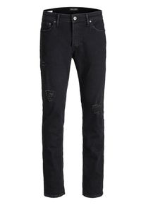 Jack & Jones JACK & JONES, Herren 'TIM ORIGINAL AM 703 Slim Fit' Jeans, Black Denim