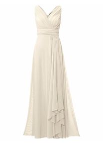 Heine, Damen Abendkleid, Creme